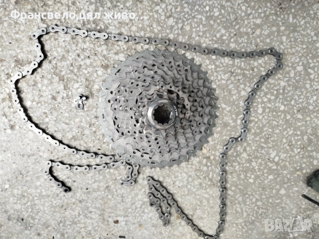 Венец касета 11 скорости и нейната верига за велосипед колело Shimano xtr cs m 9000