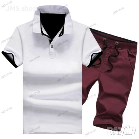 Мъжки летен комплект от две части, къси панталони и риза, 9цвята , снимка 9 - Други - 45266422