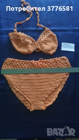 Ръчно плетени дамски бански костюми и бюстиета , снимка 8 - Бански костюми - 51354061