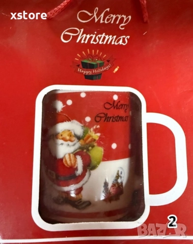Оригинален коледен подарък чаша в оригинална опаковка и лъжичка, снимка 8 - Други - 52793099