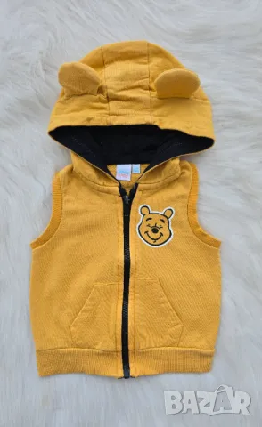 Бебешки елек Мечо Пух 6-9 месеца , снимка 5 - Бебешки якета и елеци - 50382378