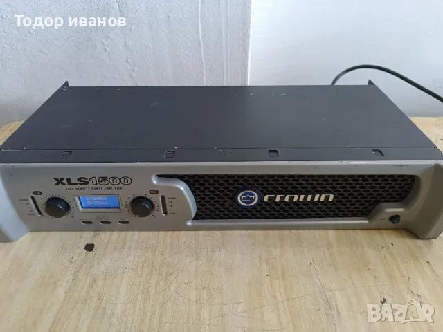 Crown-xls1500, снимка 4 - Ресийвъри, усилватели, смесителни пултове - 50064471