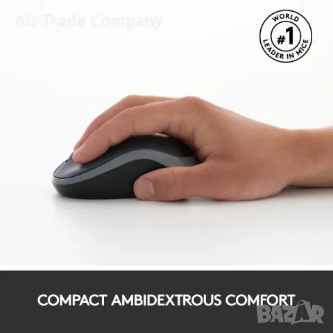 Комплект мишка и клавиатура Logitech – MK270, безжичен, черен Ново, снимка 9 - Клавиатури и мишки - 50222422