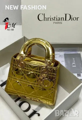 Дамски Кожени Чанти DIOR, снимка 4 - Чанти - 47240987