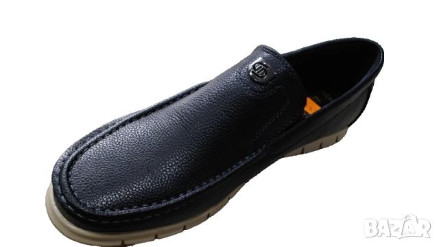 Мъжки кожени обувки без връзки, снимка 6 - Ежедневни обувки - 45863224