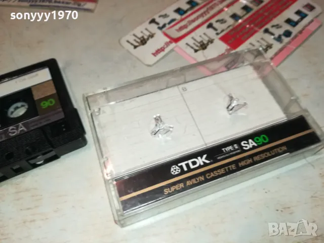 TDK SA90 HIGH POSITION-STING/ZZ-TOP TAPE ВНОС SWISS 1811241724, снимка 6 - Аудио касети - 48014896