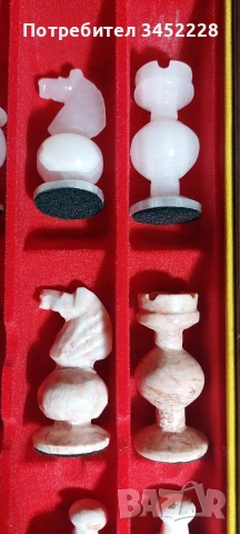 Шах фигури оникс за ценители , снимка 4 - Шах и табла - 54291578