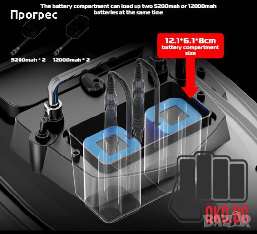 Лодка за захранка V050 обхват до 500м RC Bait Boat Flytec, снимка 8 - Стръв и захранки - 45853304