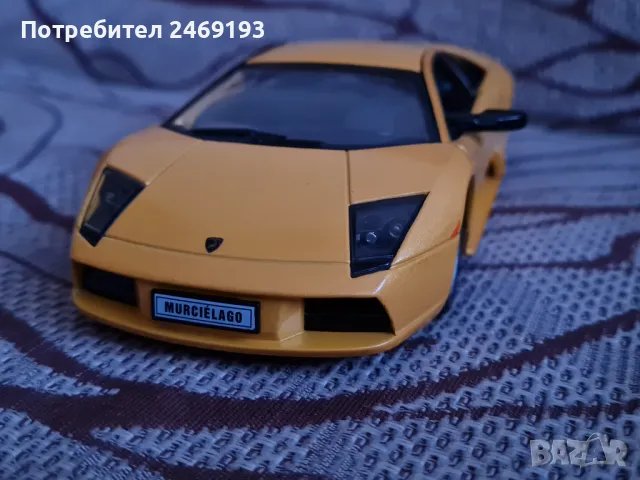 Метална количка Lamborghini Mursielago, снимка 4 - Колекции - 48580177