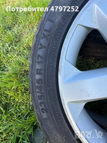 Джанти коплект с добри гуми внос, снимка 2 - Гуми и джанти - 54202341