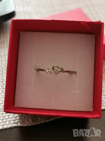 Елегантен и нежен сребърен пръстен модел R104, снимка 3 - Пръстени - 52139220