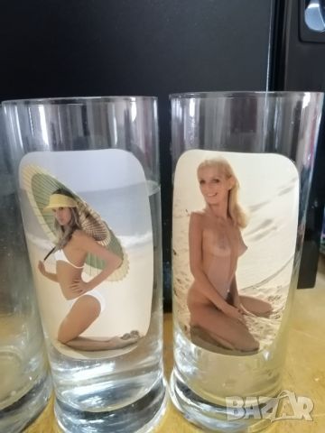 Ретро Комплект 6 броя чаши с еротични снимки., снимка 11 - Антикварни и старинни предмети - 46020127