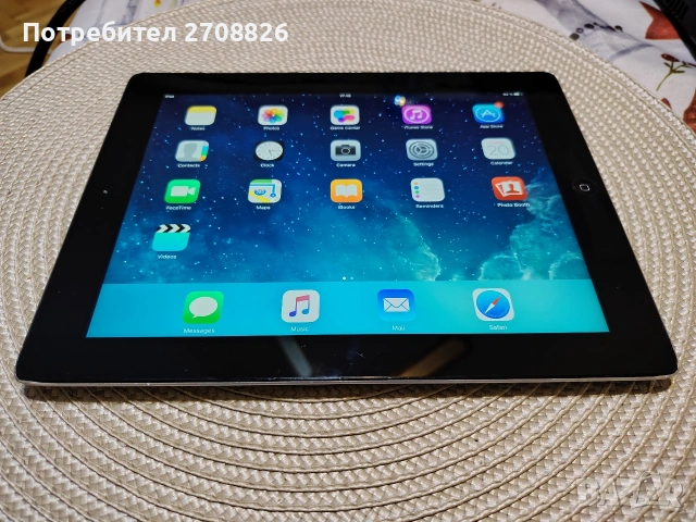 БАРТЕР /ПРОДАЖБА ! Apple iPad Wi-Fi 3rd Gen 16GB черен MC705KN зарядно, снимка 3 - Таблети - 54003431
