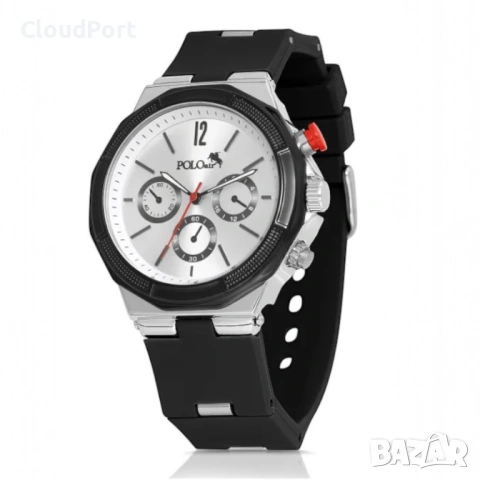 Мъжки комплект, POLO Air, Портфейл, Колан, Черен Часовник, 55 мл Парфюм, Черен, снимка 2 - Портфейли, портмонета - 53114791