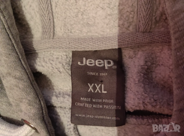 Оригинален суичър JEEP , снимка 5 - Суичъри - 52848514