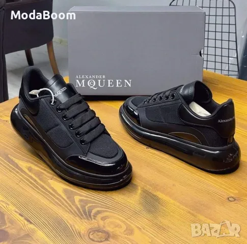 Alexander McQueen • черни мъжки маратонки , снимка 1 - Маратонки - 48044121