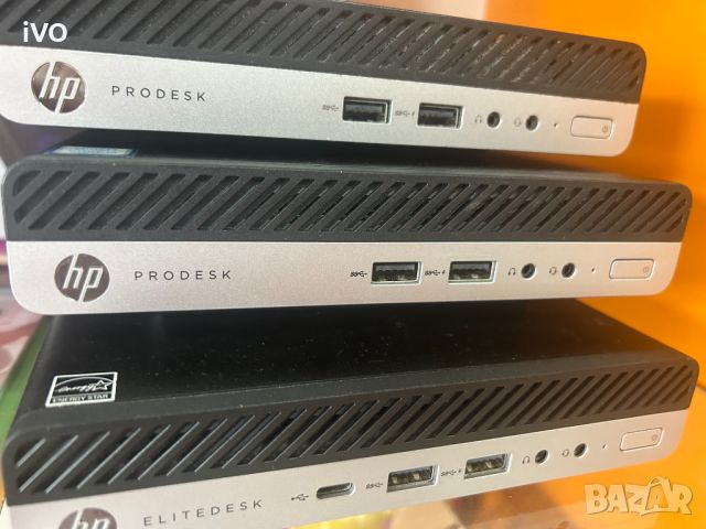 HP ProDesk 400 G5 Mini / i3 8100T / 16GB / 256GB NVMe, снимка 6 - Работни компютри - 46537558