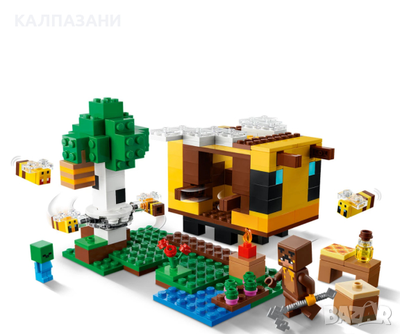 LEGO® Minecraft™ 21241 - Къщата на пчелите, снимка 4 - Конструктори - 45007465