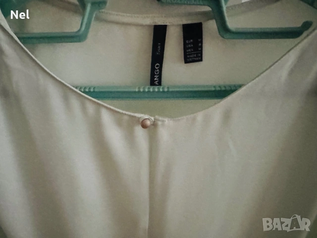 Mango- блуза полиестерна коприна, снимка 4 - Корсети, бюстиета, топове - 54244293