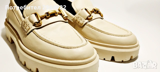 Обувки Massimo Dutti кравешка кожа номер 37 Стелка 24cm , снимка 3 - Дамски ежедневни обувки - 53297628