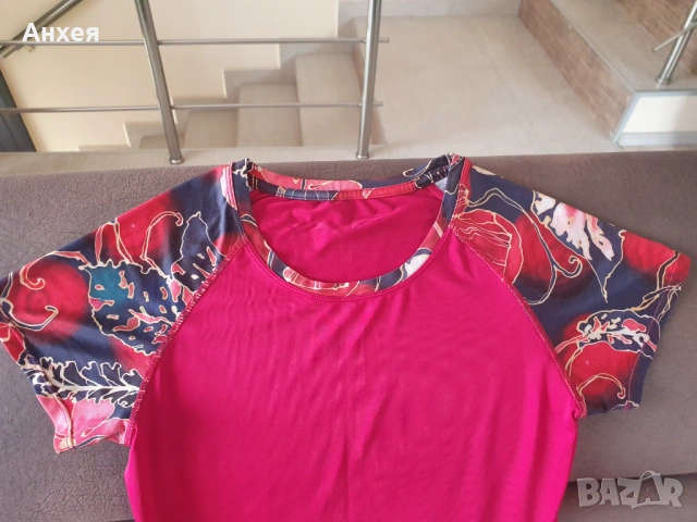 Desigual training Scarlet bloom тениска, снимка 3 - Тениски - 53886129