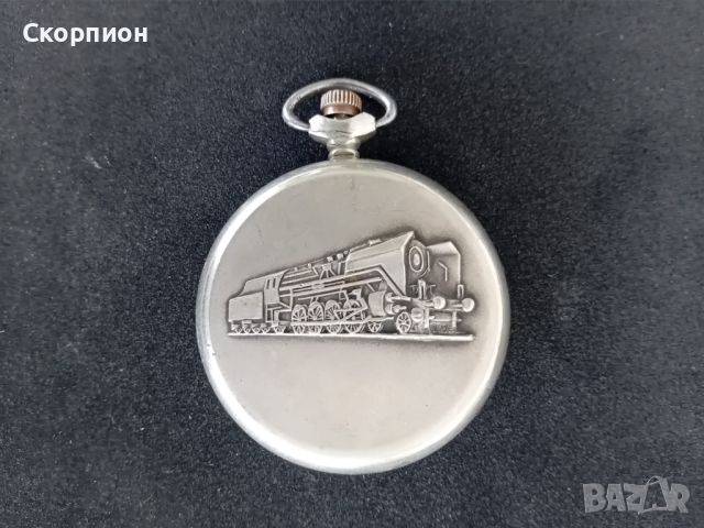 Джобен часовник - Молния - СССР - за турските железници, снимка 2 - Джобни - 46447226