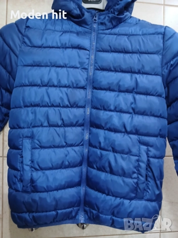 Есенно яке с качулка за момче размер 158 см. /синьо/, снимка 3 - Детски якета и елеци - 51990695