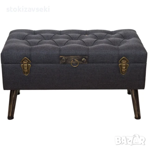 Табуретка тип куфар, 3 цвята, снимка 3 - Дивани и мека мебел - 51235300
