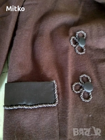 Мъжко кабинетно горнище/къс халат/пижама 1977 г, снимка 5 - Други - 52215116