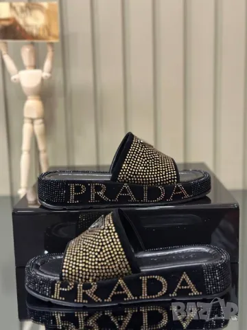 дамски чехли prada , снимка 3 - Чехли - 46897679