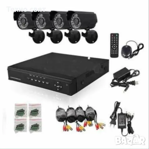 8MP Пълен пакет - Dvr + 4 камери - "KIT" Комплект за видеонаблюдение, снимка 2 - Комплекти за видеонаблюдение - 47708523