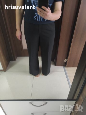 Черен панталон , снимка 2 - Панталони - 45076468