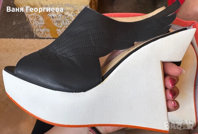 Сандали на платформа, снимка 3 - Дамски елегантни обувки - 50482225