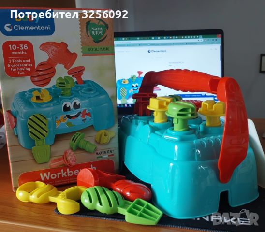 Clementoni Workbench Център за дейности за бебета 2 в 1, снимка 5 - Образователни игри - 45265305