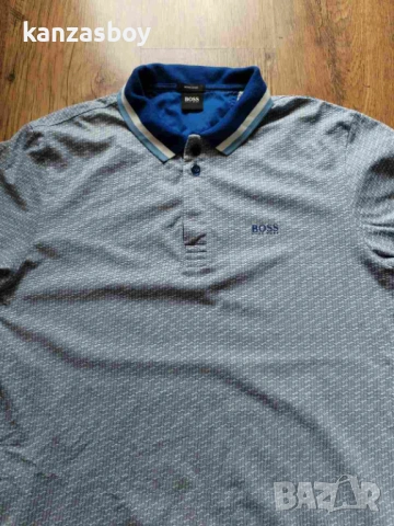 hugo boss polo shirt - страхотна мъжка тениска Л , снимка 5 - Тениски - 54221406