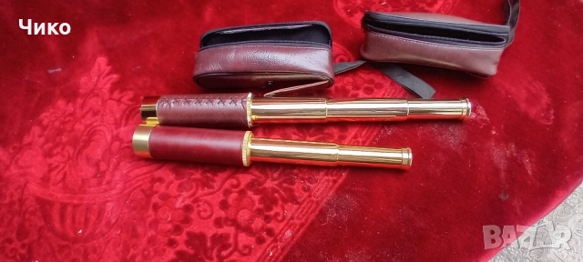 2бр здрави бронзови далекогледи, снимка 7 - Антикварни и старинни предмети - 52292809