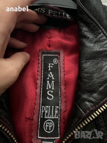 Fams Pelle палто от естествена кожа, снимка 5 - Палта, манта - 51626351