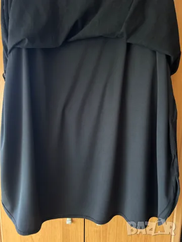 Елегатна Макси туника от дантела и пайети в черно! Размери 62, снимка 8 - Туники - 50243493