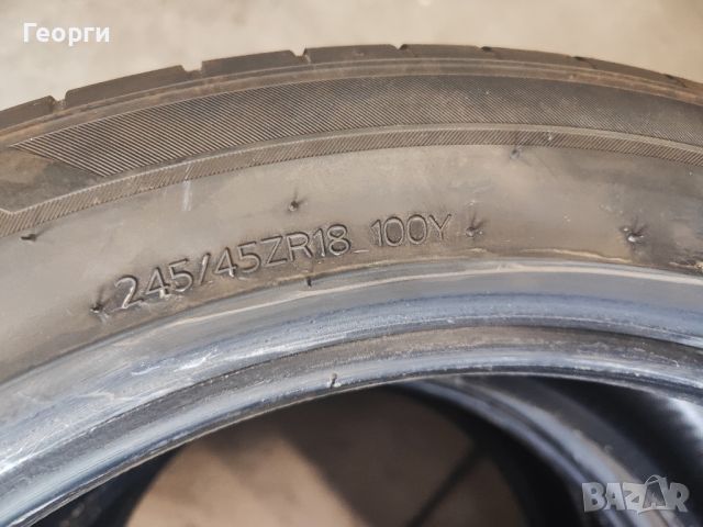 2бр.летни гуми 245/45/18 Hankook, снимка 3 - Гуми и джанти - 46507768