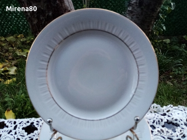 Десертни чинии - Китка - 7 бр., снимка 2 - Чинии - 52505674