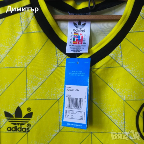 Футболна Тениска Adidas Jersey Borussia Dortmund soccer Zlatkov чисто нова размер 2XL BVB, снимка 4 - Тениски - 53392392