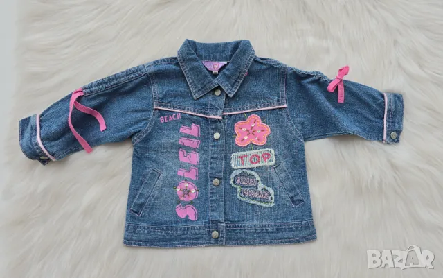 Бебешко дънково яке - 6 месеца, снимка 4 - Бебешки якета и елеци - 49999861