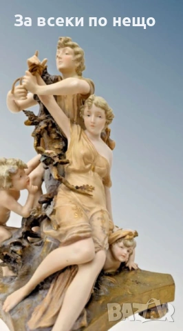 Ernst Wahliss Austria  Circa 1890 “ Любовни игри “ Код P2063, снимка 9 - Колекции - 53997646