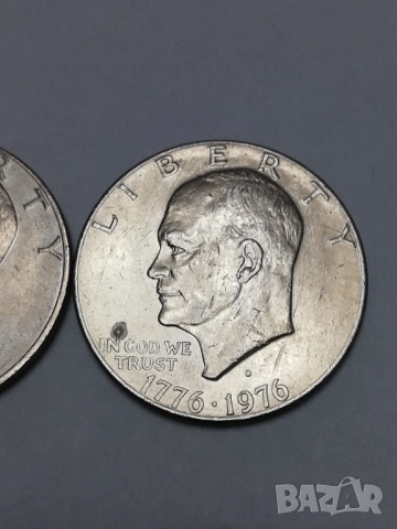лот от 1 долар юбилеен Айзенхауер-1976 г., снимка 3 - Нумизматика и бонистика - 52587679
