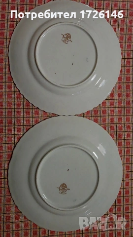 Порцеланови чинии 2 бр марка Castle and Lion на Bridgwoods China, снимка 2 - Чинии - 54003907