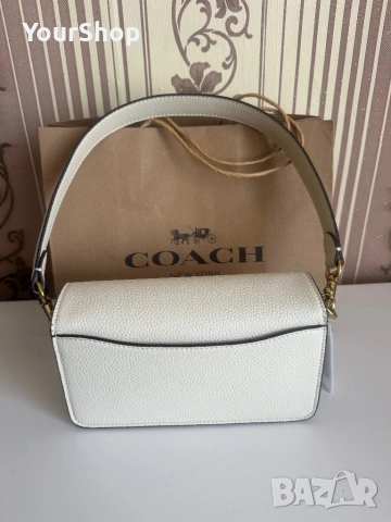 Чанта Coach Tabby 20 CY201 Екрю, снимка 4 - Чанти - 54048677