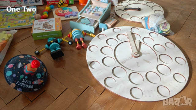 Запазени дървени образователни играчки за деца (2-3 г.) – Монтесори, снимка 2 - Образователни игри - 52532671