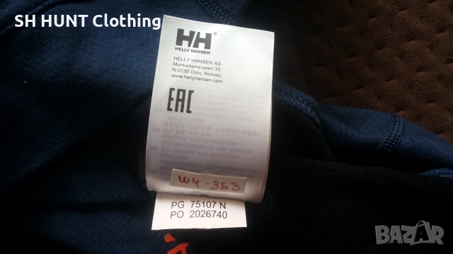 HELLY HANSEN LIFA Base Layer Merino Half Zip Work размер L работна термо блуза W4-353, снимка 15 - Блузи - 52038320