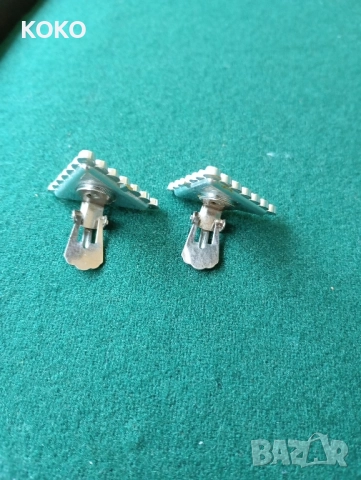 Обеци с клипс 