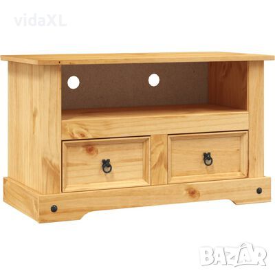 vidaXL ТВ шкаф, мексикански бор, стил Корона, 91x43x56 cм(SKU:243738, снимка 1 - Шкафове - 45995694